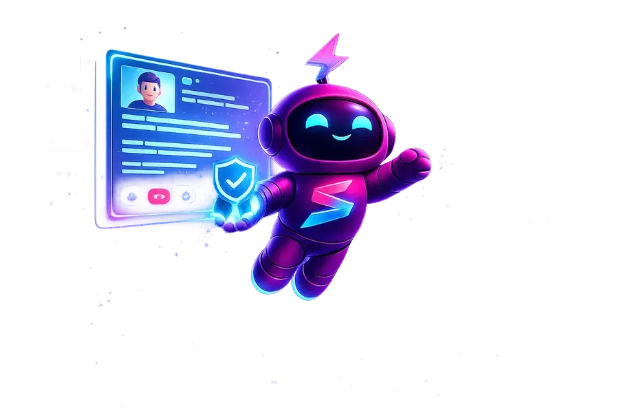 Spedito, mascote da Spedy, segurando o certificado digital